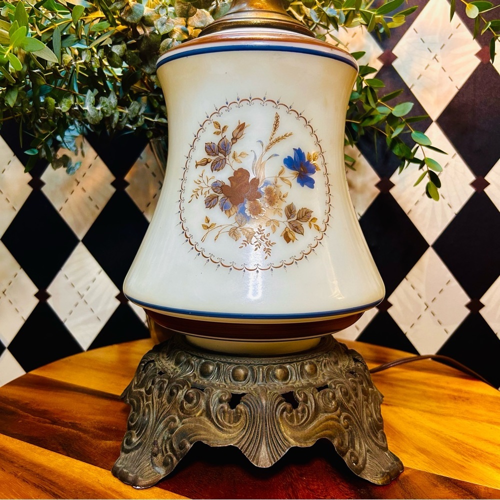 Vintage‎ Quoizel Hurricane Lamp “Abigail Adams”– Revived Edison-Style